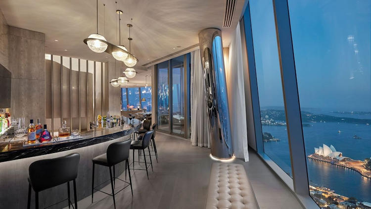 crown towers sydney pres suite bar