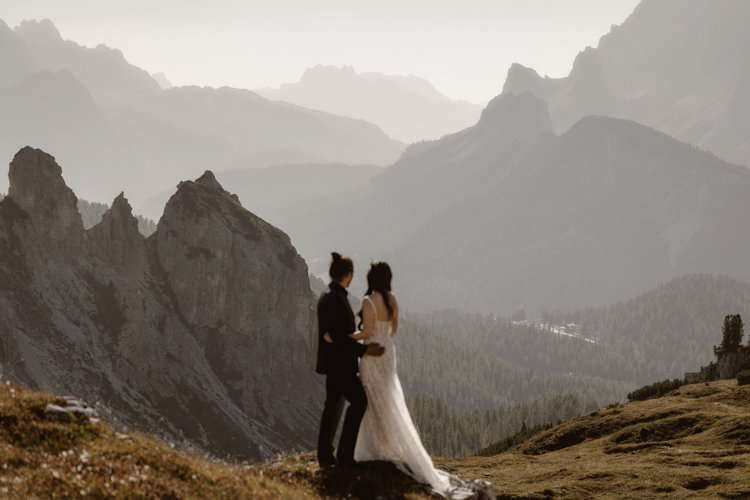dolomites wedding