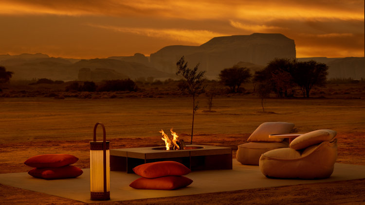 The Chedi Hegra sunset