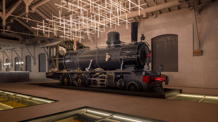 The Chedi Hegra train